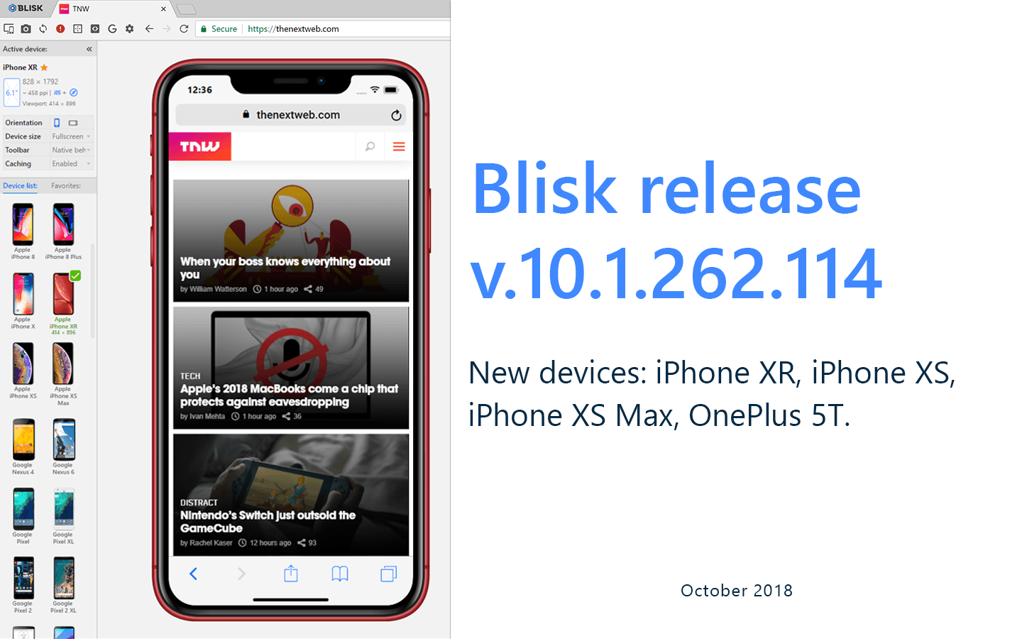 Blisk release 10.1.262.144