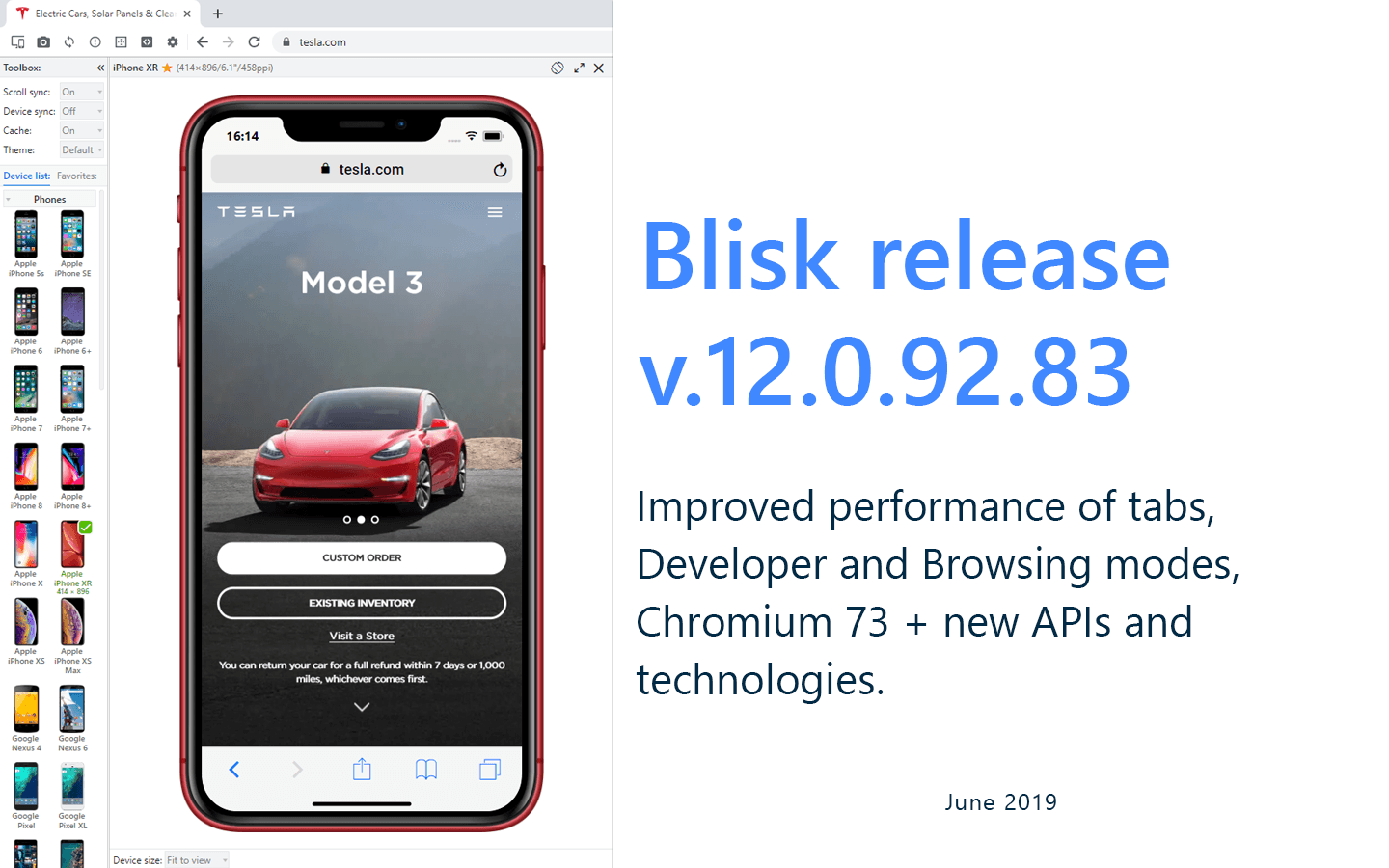 Blisk release 12.0.92.83