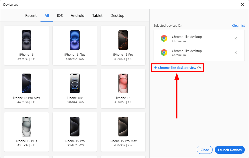 Multiple Chrome-like views in Blisk v.25